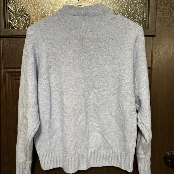 LOFT Soft Blue Knit Sweater - Picture 2 of 5